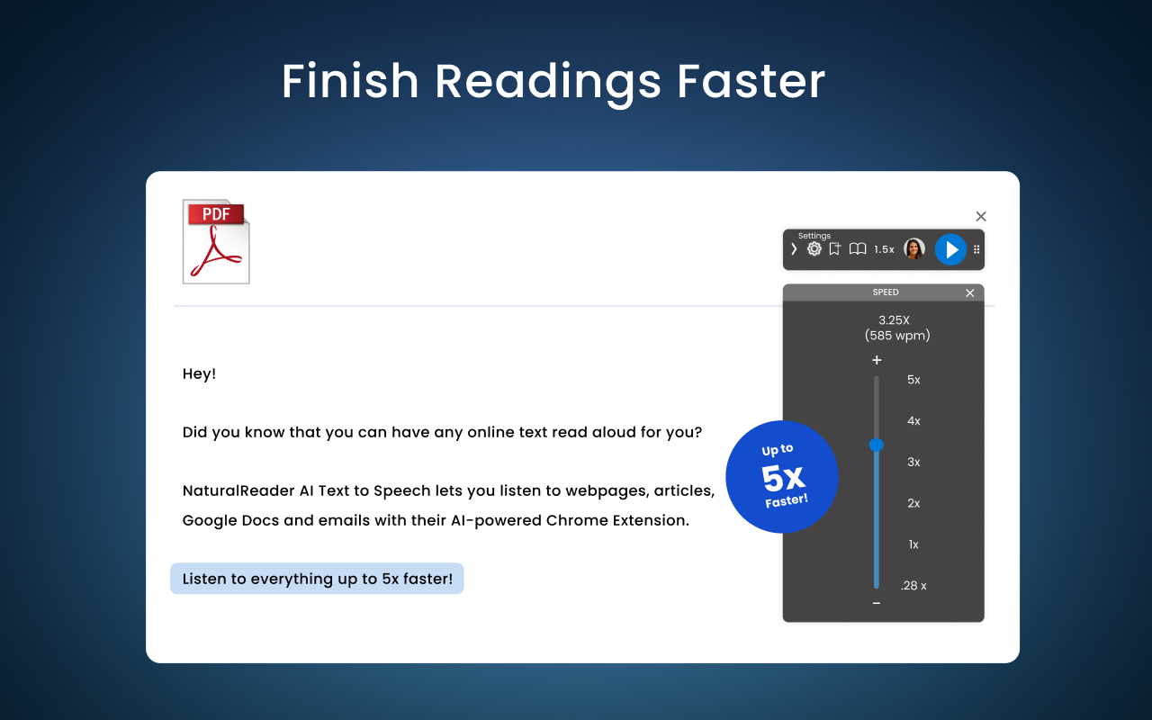 NaturalReader - AI Text to Speech chrome谷歌浏览器插件_扩展第3张截图