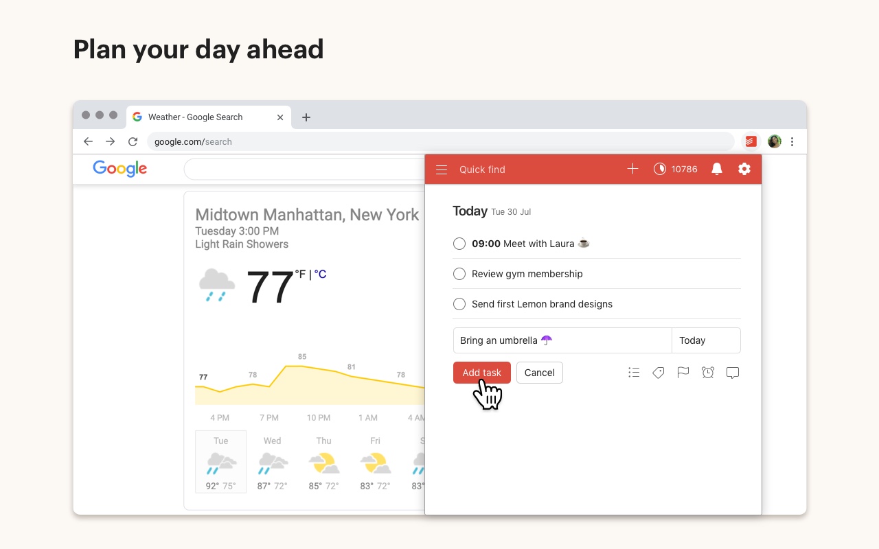 Chrome版Todoist chrome谷歌浏览器插件_扩展第1张截图