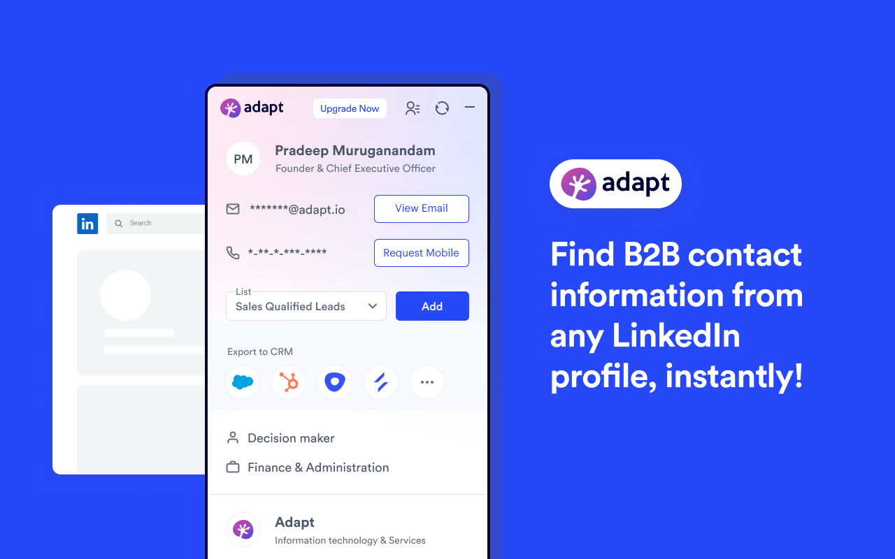 Adapt - Find Emails On Websites chrome谷歌浏览器插件_扩展第4张截图