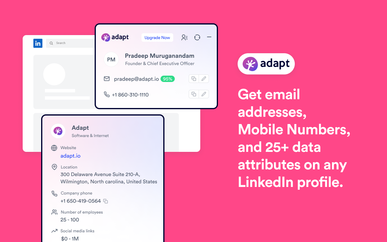 Adapt - Find Emails On Websites chrome谷歌浏览器插件_扩展第5张截图
