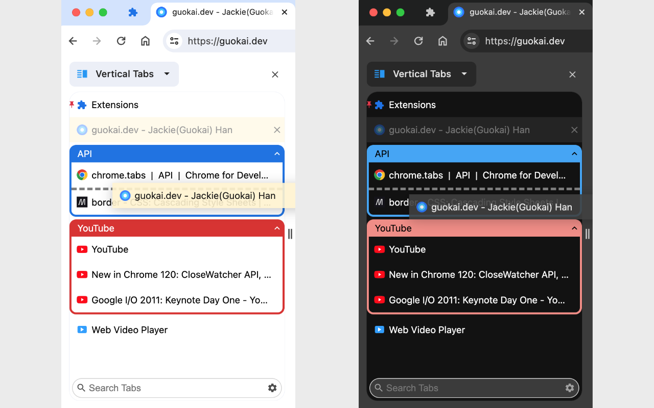 侧边栏垂直标签页 chrome谷歌浏览器插件_扩展第2张截图