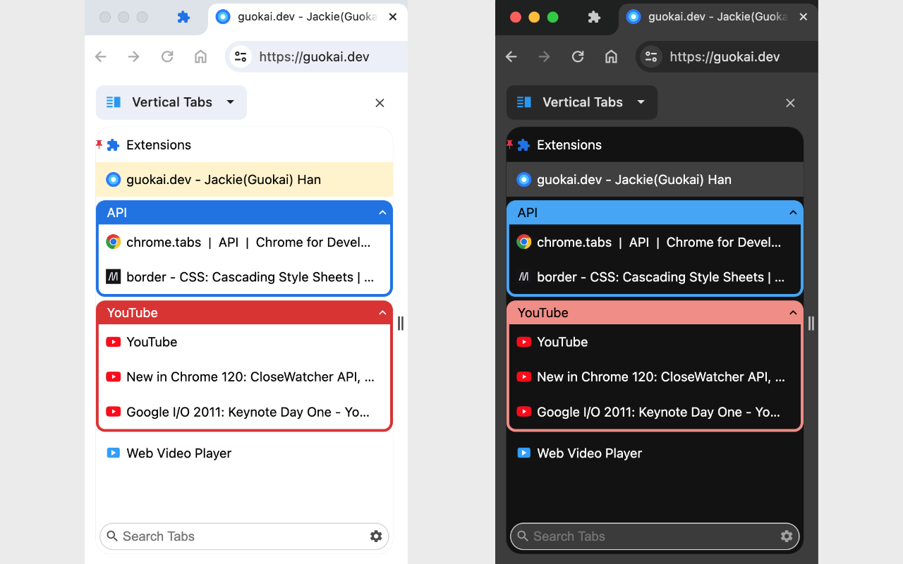 侧边栏垂直标签页 chrome谷歌浏览器插件_扩展第3张截图