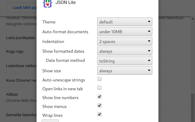 JSON Lite chrome谷歌浏览器插件_扩展第4张截图