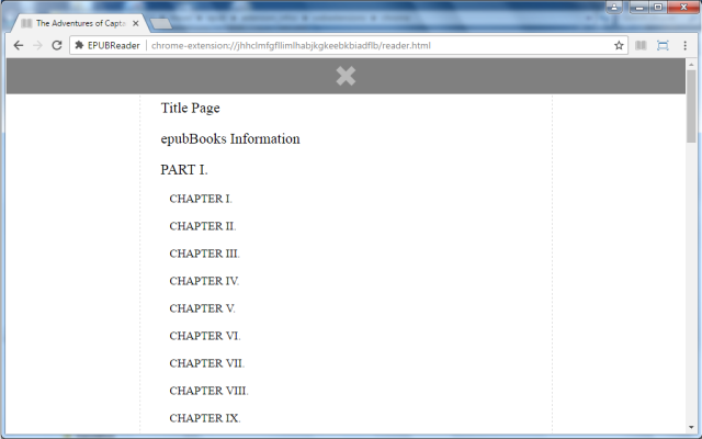 EPUBReader chrome谷歌浏览器插件_扩展第2张截图