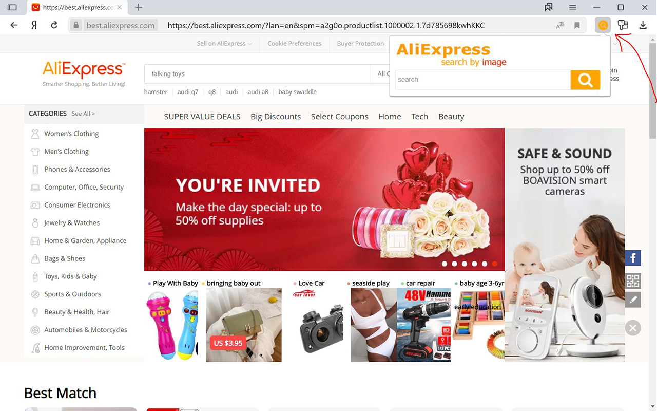 Aliexpress Search by image chrome谷歌浏览器插件_扩展第3张截图