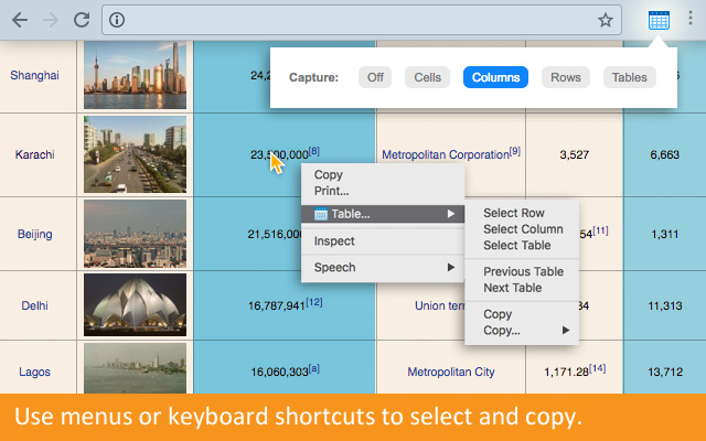 Copytables chrome谷歌浏览器插件_扩展第4张截图