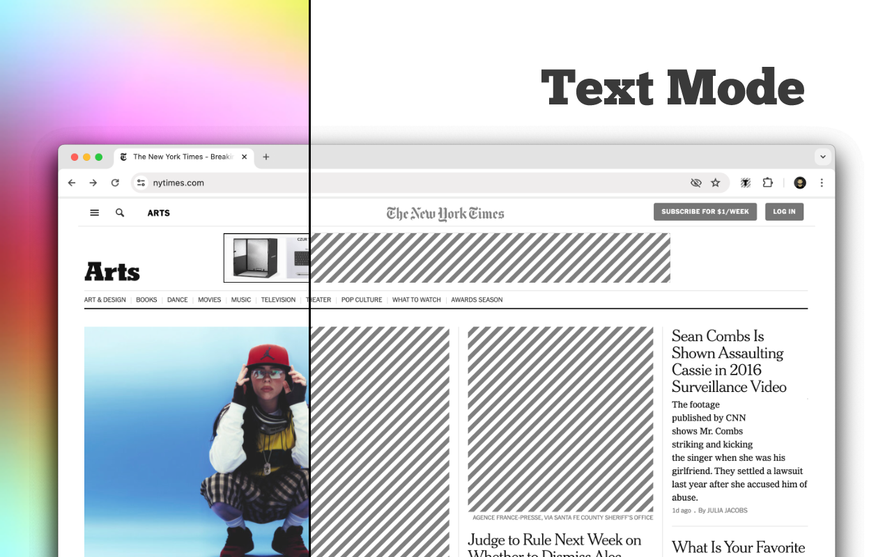 Text Mode chrome谷歌浏览器插件_扩展第4张截图