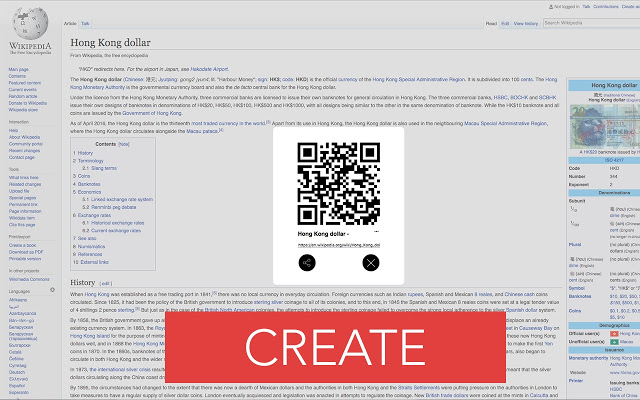 QR Code Generator chrome谷歌浏览器插件_扩展第1张截图