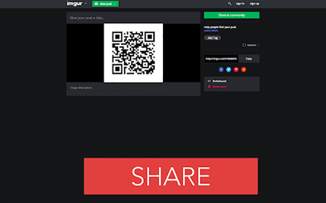 QR Code Generator chrome谷歌浏览器插件_扩展第2张截图