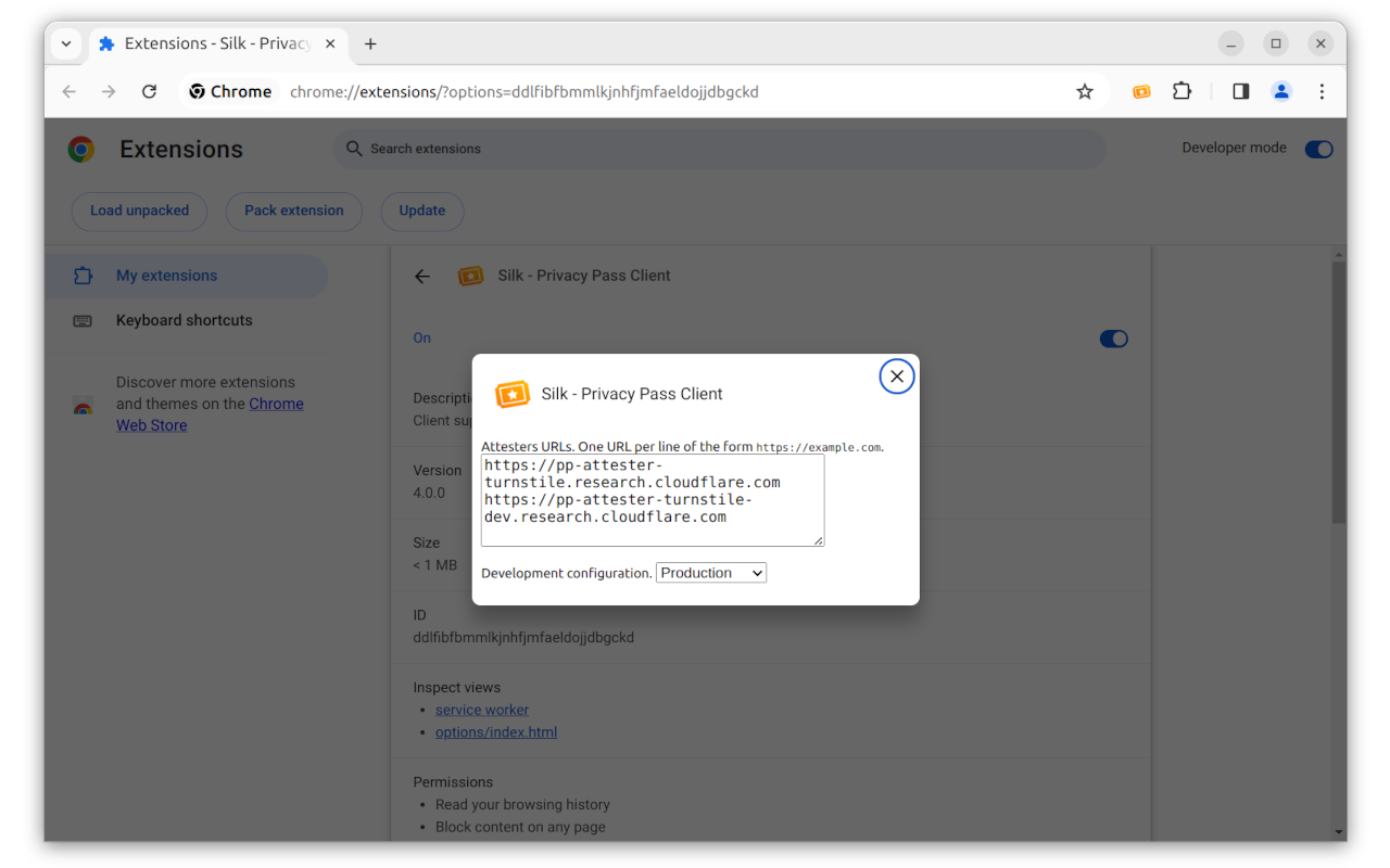 Silk - Privacy Pass Client chrome谷歌浏览器插件_扩展第3张截图