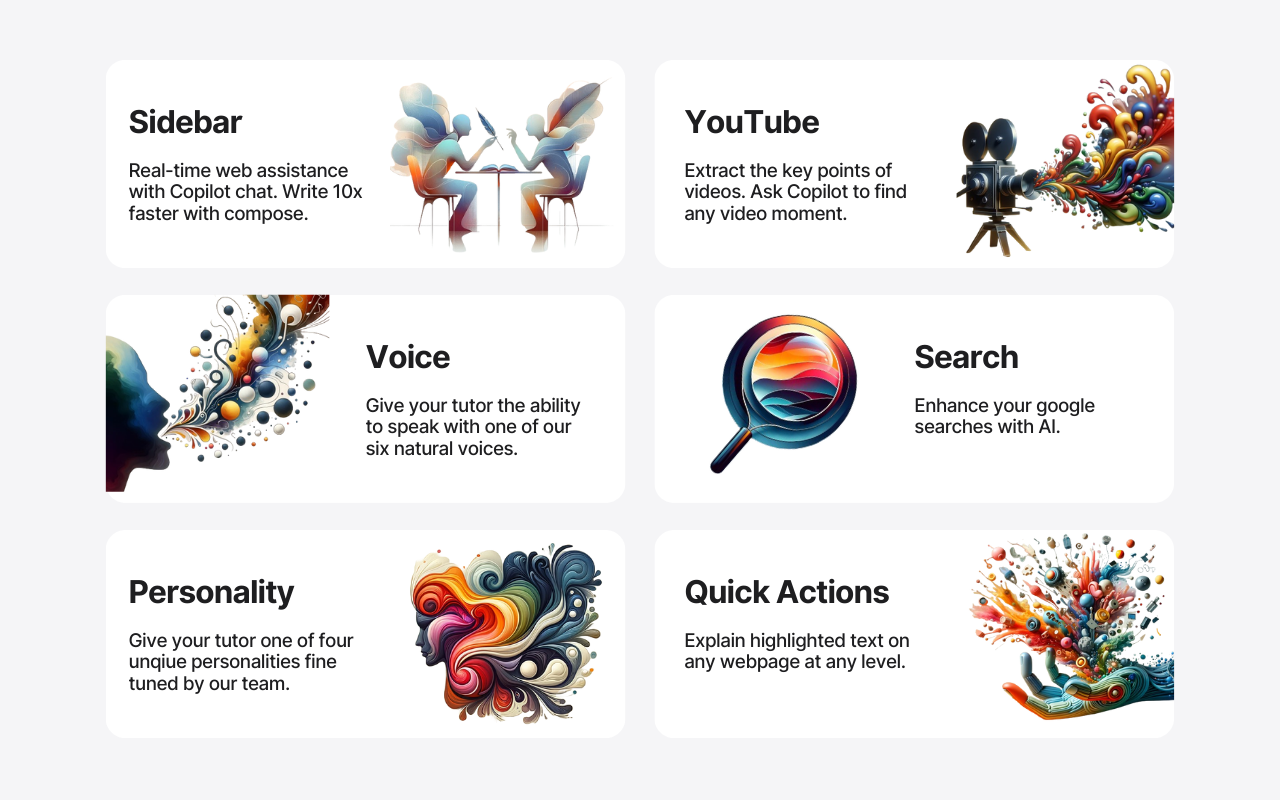 Copilot: AI Assistant Powered by ChatGPT, GPT-4o, Claude, Gemini + AI Tools chrome谷歌浏览器插件_扩展第5张截图