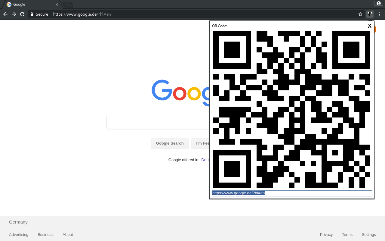 QR-Code chrome谷歌浏览器插件_扩展第1张截图