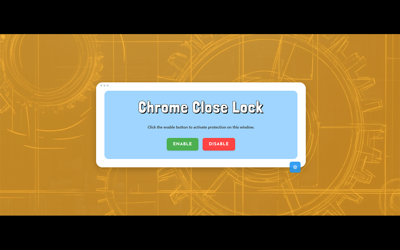 Chrome Close Lock chrome谷歌浏览器插件_扩展第1张截图