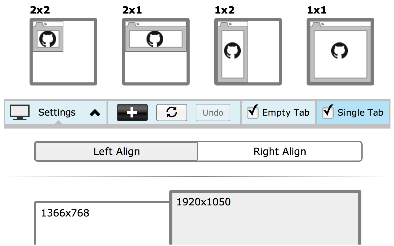 Tab Resize - split screen layouts chrome谷歌浏览器插件_扩展第2张截图