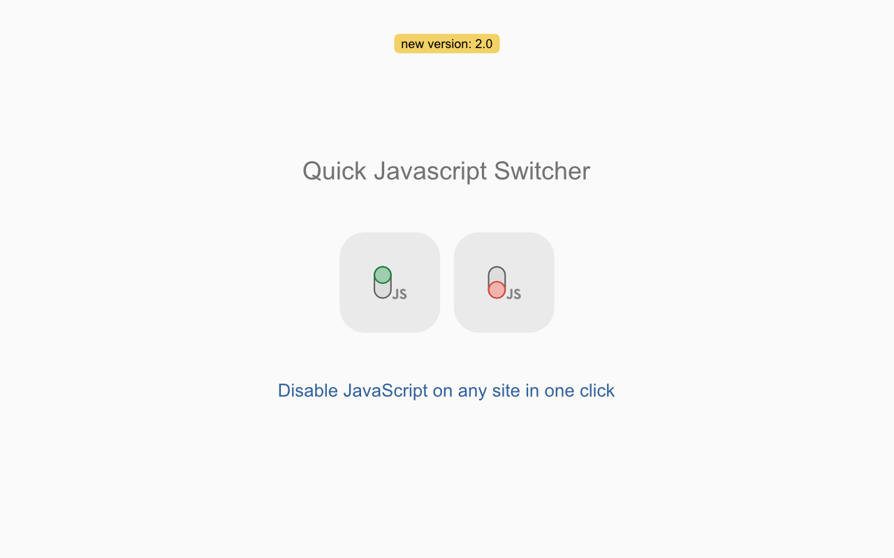 Quick Javascript Switcher chrome谷歌浏览器插件_扩展第2张截图