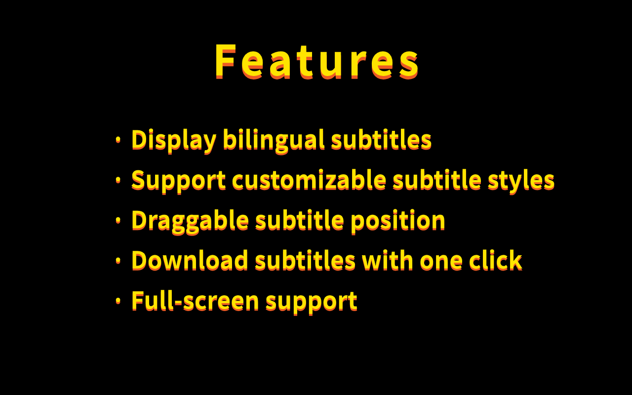 Netflix 双语字幕 - 字幕翻译器 chrome谷歌浏览器插件_扩展第1张截图