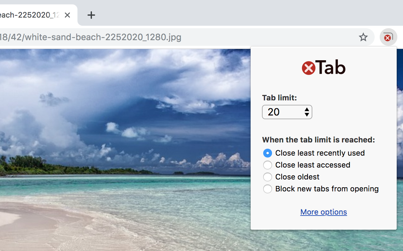 xTab chrome谷歌浏览器插件_扩展第1张截图