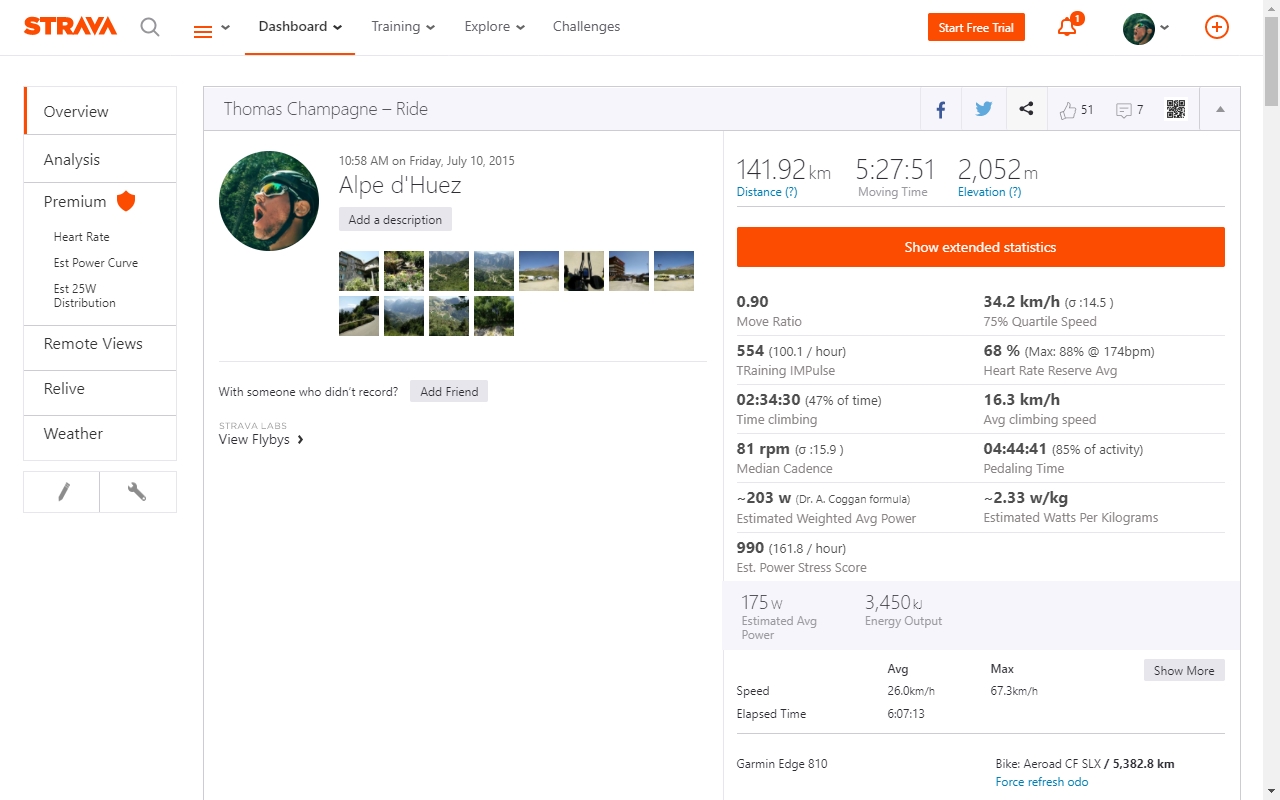 Elevate for Strava chrome谷歌浏览器插件_扩展第2张截图