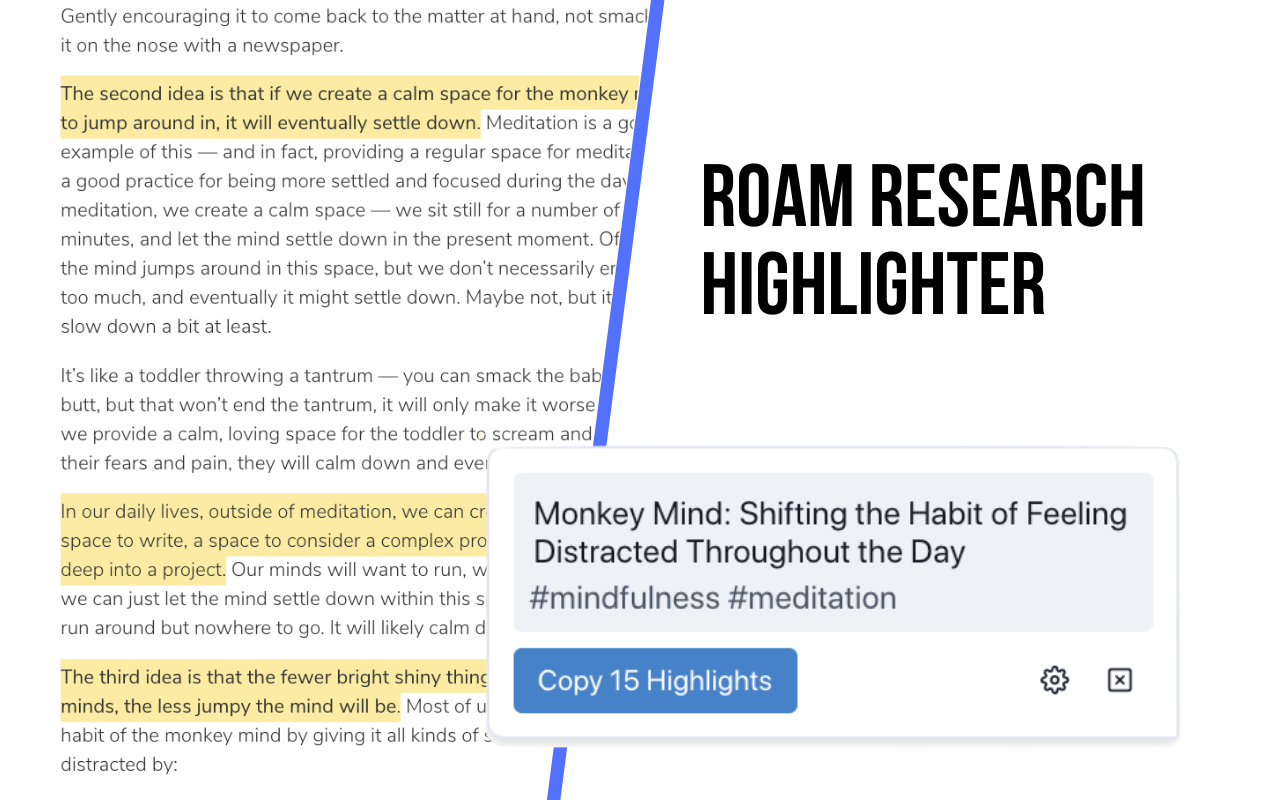 Roam Highlighter chrome谷歌浏览器插件_扩展第1张截图