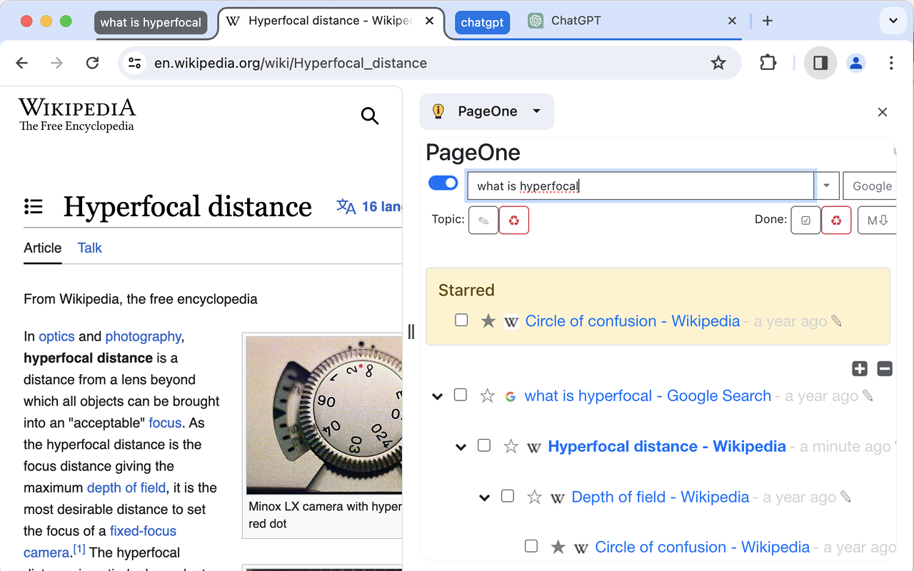 PageOne chrome谷歌浏览器插件_扩展第2张截图