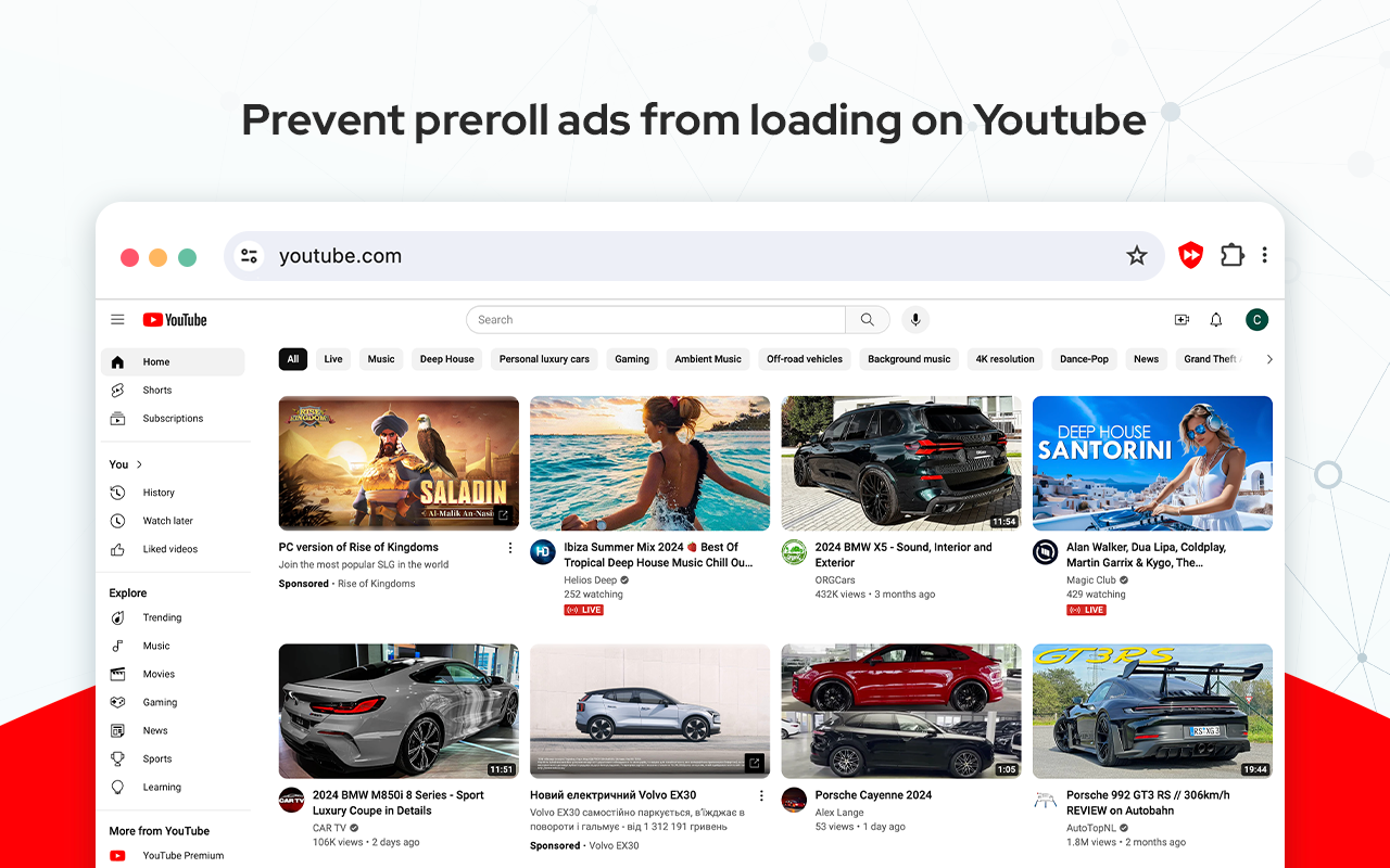 Adblock for Youtube™ - 自動跳過廣告 chrome谷歌浏览器插件_扩展第2张截图