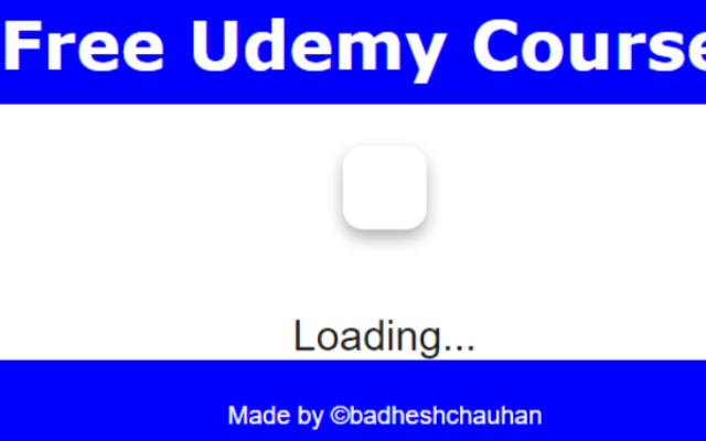 Free Udemy courses chrome谷歌浏览器插件_扩展第1张截图