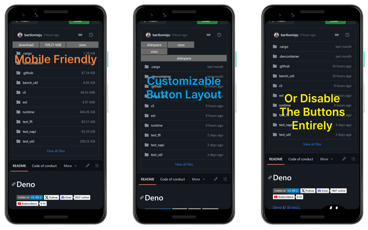 Github Aid - displays repo file sizes chrome谷歌浏览器插件_扩展第3张截图