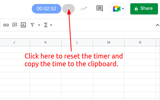 Stopwatch for Google Sheets chrome谷歌浏览器插件_扩展第3张截图