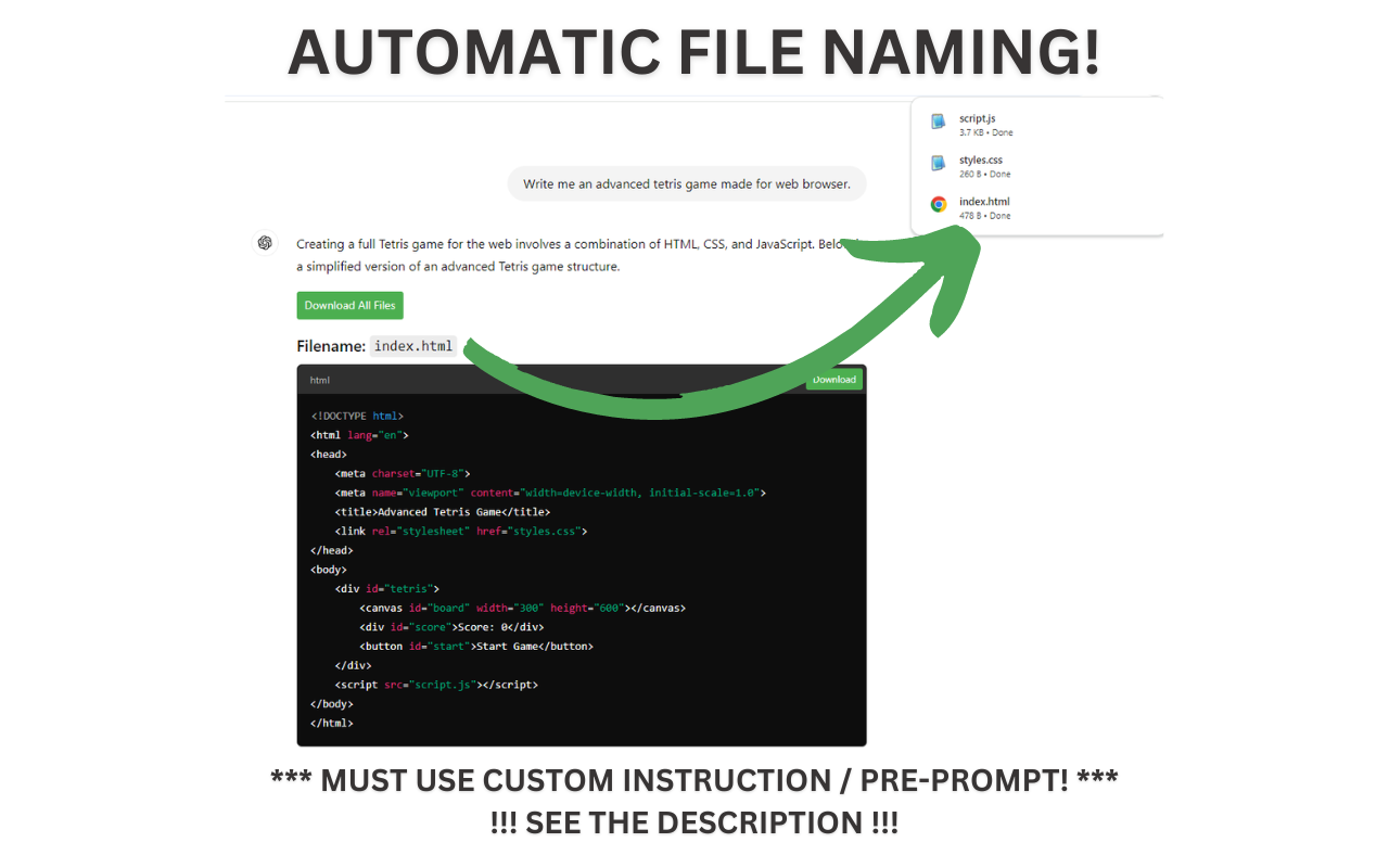 Auto-Continue & Download Codes for ChatGPT chrome谷歌浏览器插件_扩展第3张截图