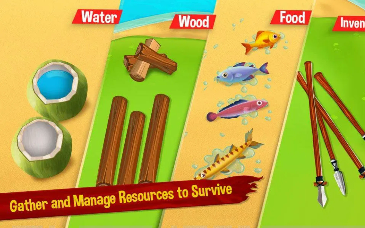 Island Survival Game of Lost Tribes chrome谷歌浏览器插件_扩展第1张截图