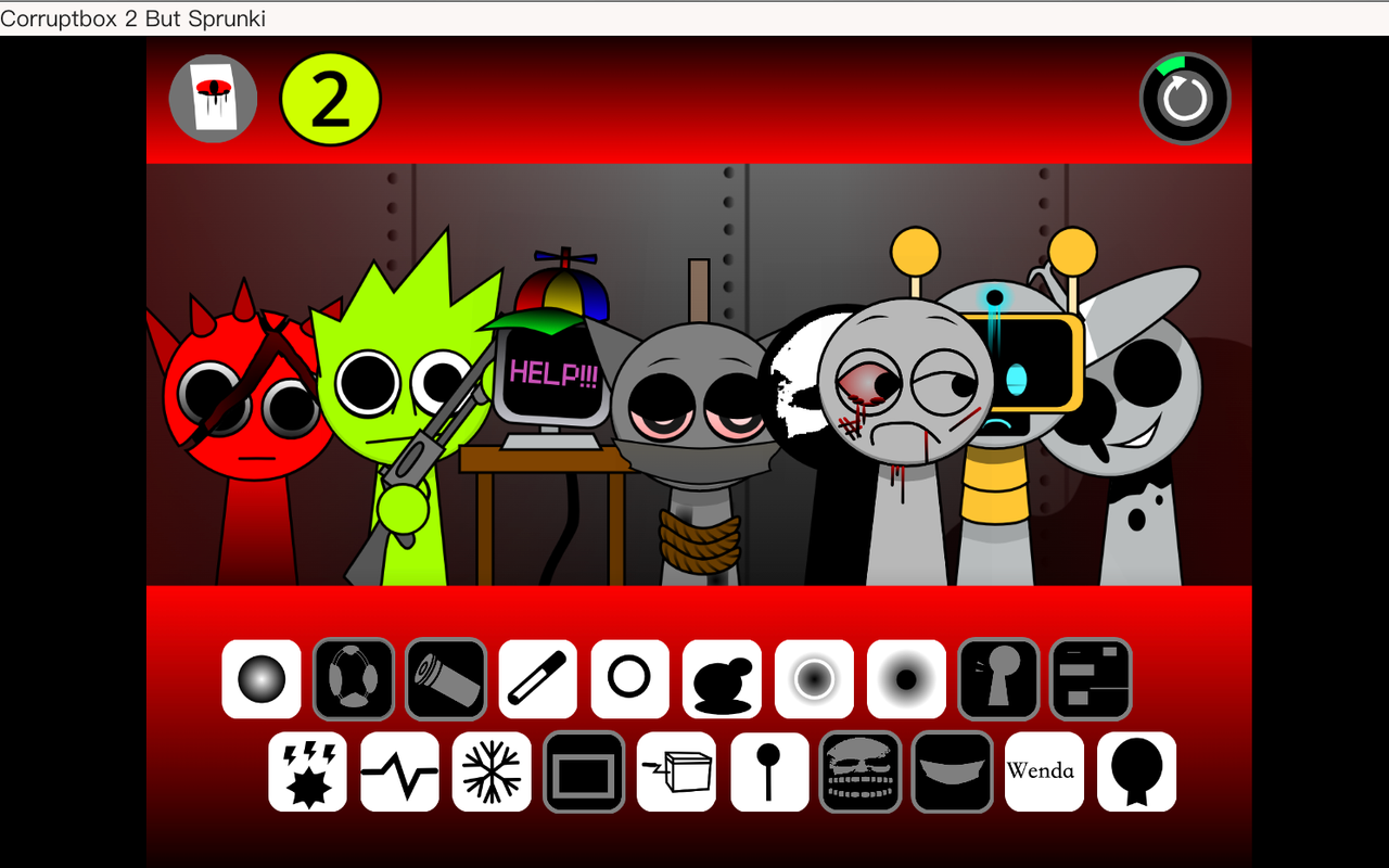 Corruptbox 2 But Sprunki chrome谷歌浏览器插件_扩展第1张截图