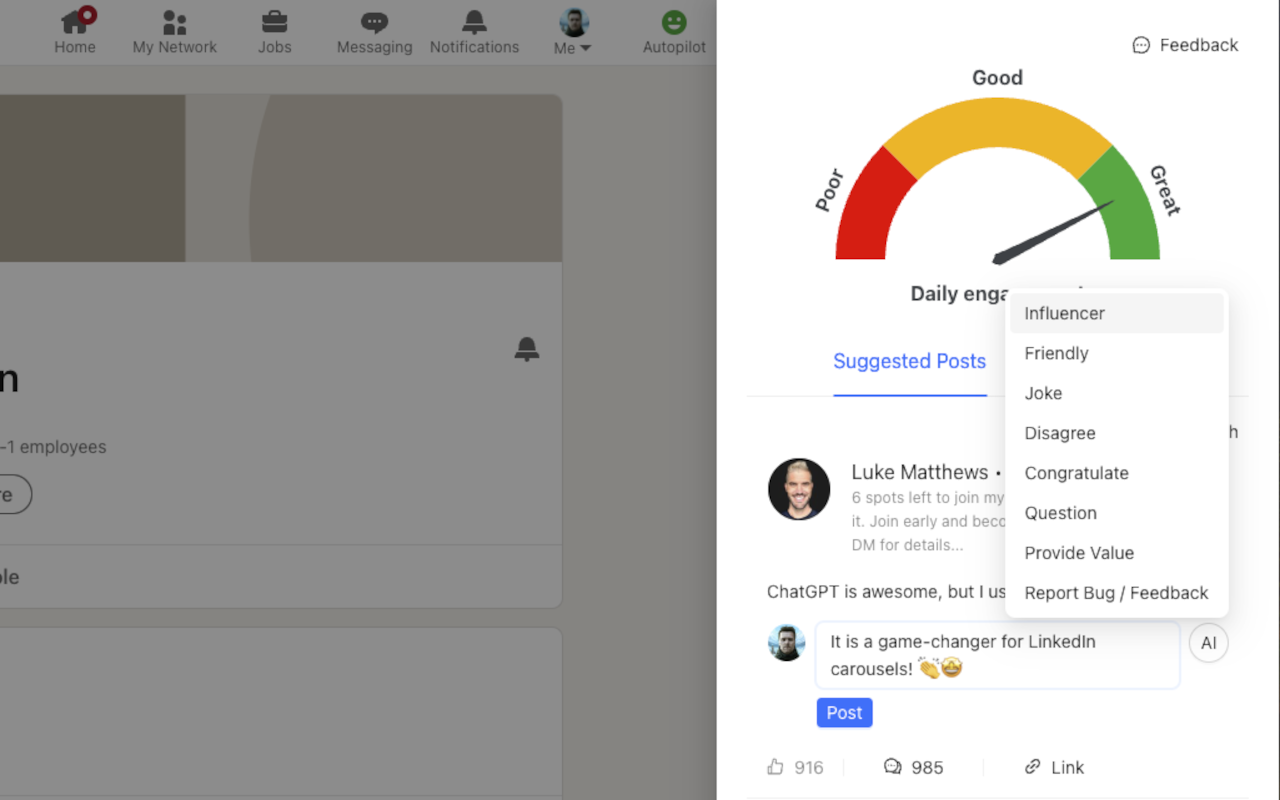Autopilot for LinkedIn chrome谷歌浏览器插件_扩展第2张截图