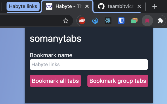 somanytabs chrome谷歌浏览器插件_扩展第1张截图