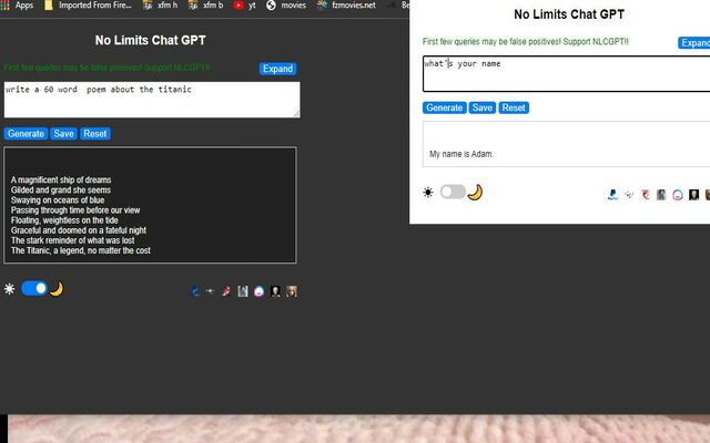 No Limits Chat GPT Bronze chrome谷歌浏览器插件_扩展第3张截图