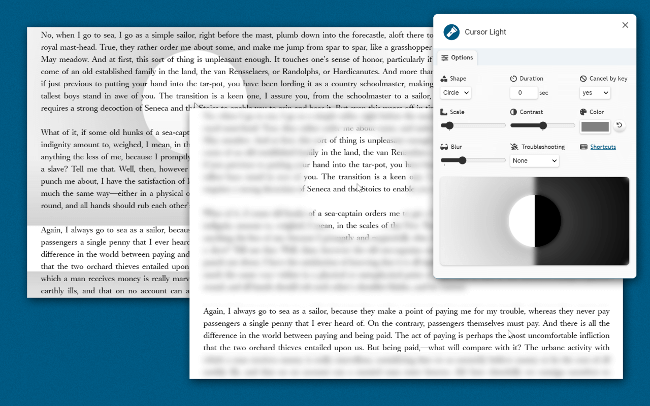 CursorLight chrome谷歌浏览器插件_扩展第1张截图