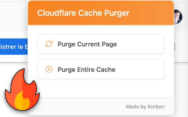 Cloudflare Cache Purger chrome谷歌浏览器插件_扩展第1张截图