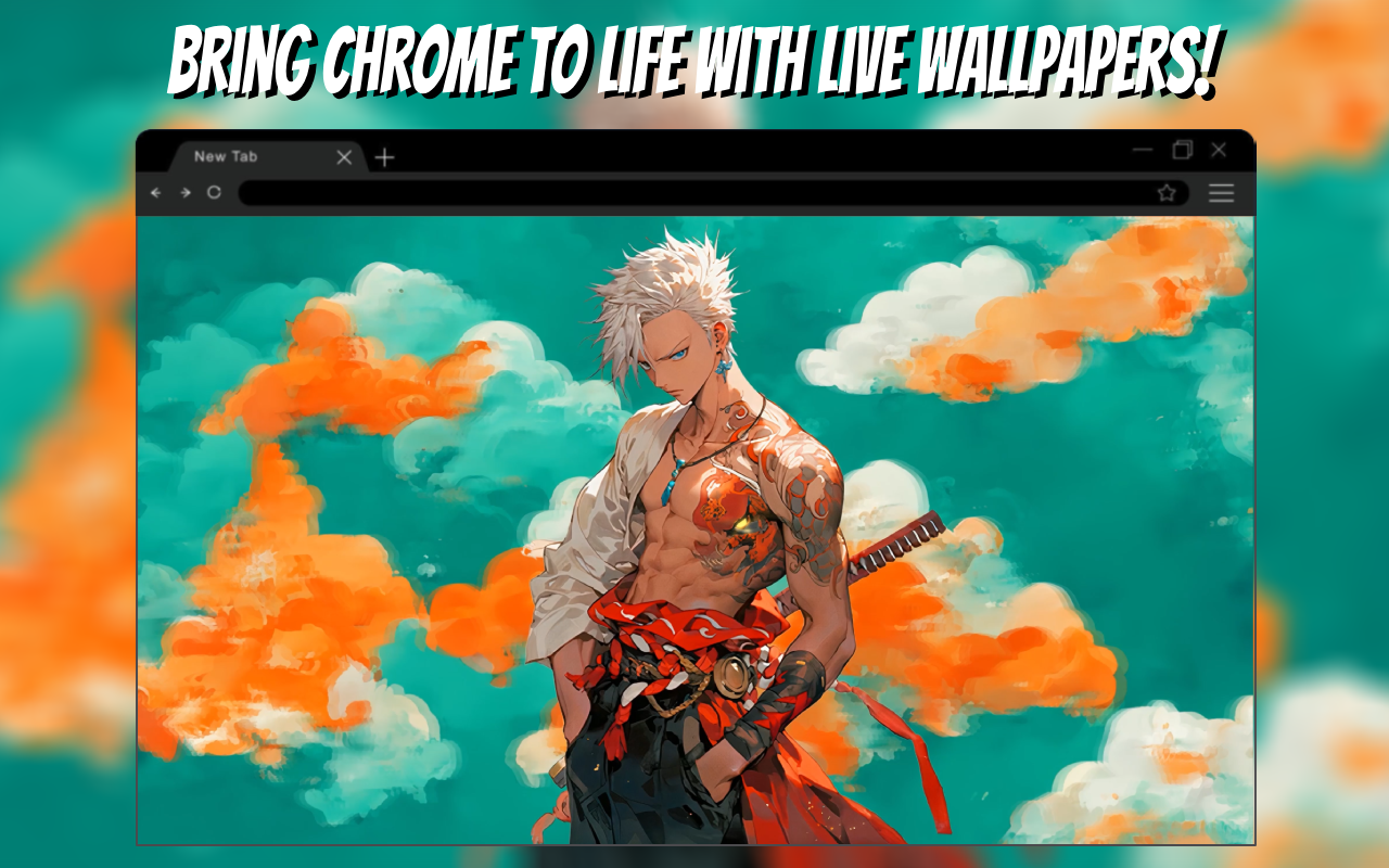 Gojo Satoru Live Wallpaper Gameograf chrome谷歌浏览器插件_扩展第1张截图
