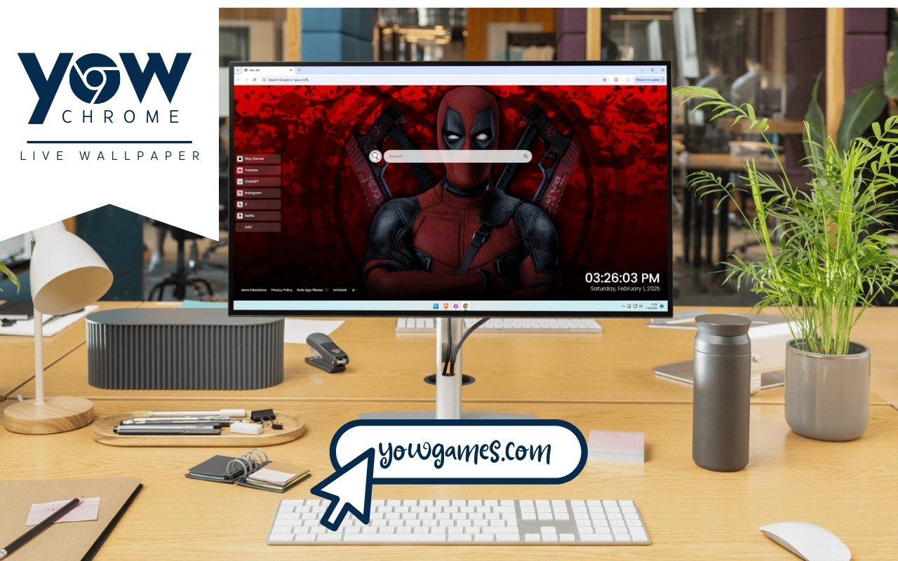 Deadpool Live Wallpaper chrome谷歌浏览器插件_扩展第1张截图