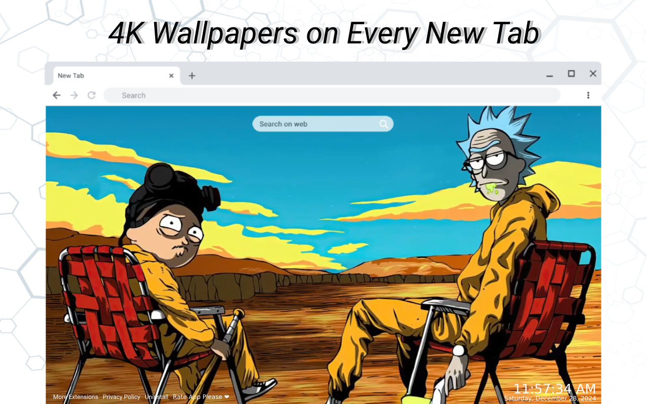 Rick And Morty Breaking Bad Live Wallpaper chrome谷歌浏览器插件_扩展第1张截图
