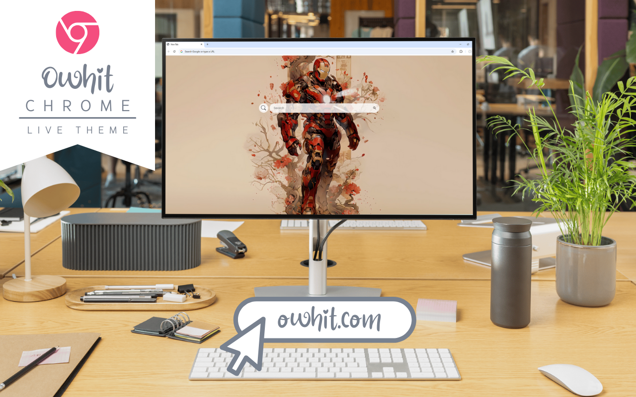 Iron Man: Tech and Heroism in a Live Theme chrome谷歌浏览器插件_扩展第1张截图