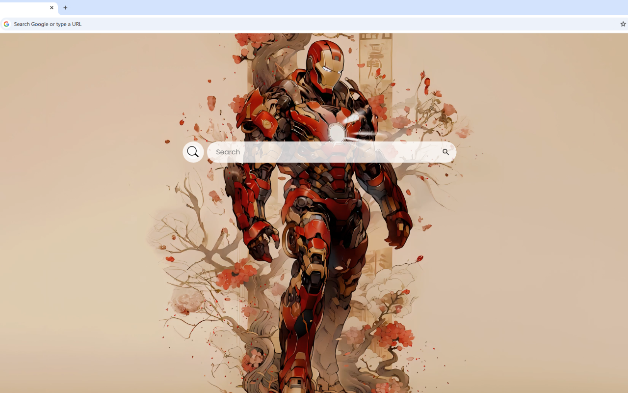 Iron Man: Tech and Heroism in a Live Theme chrome谷歌浏览器插件_扩展第3张截图