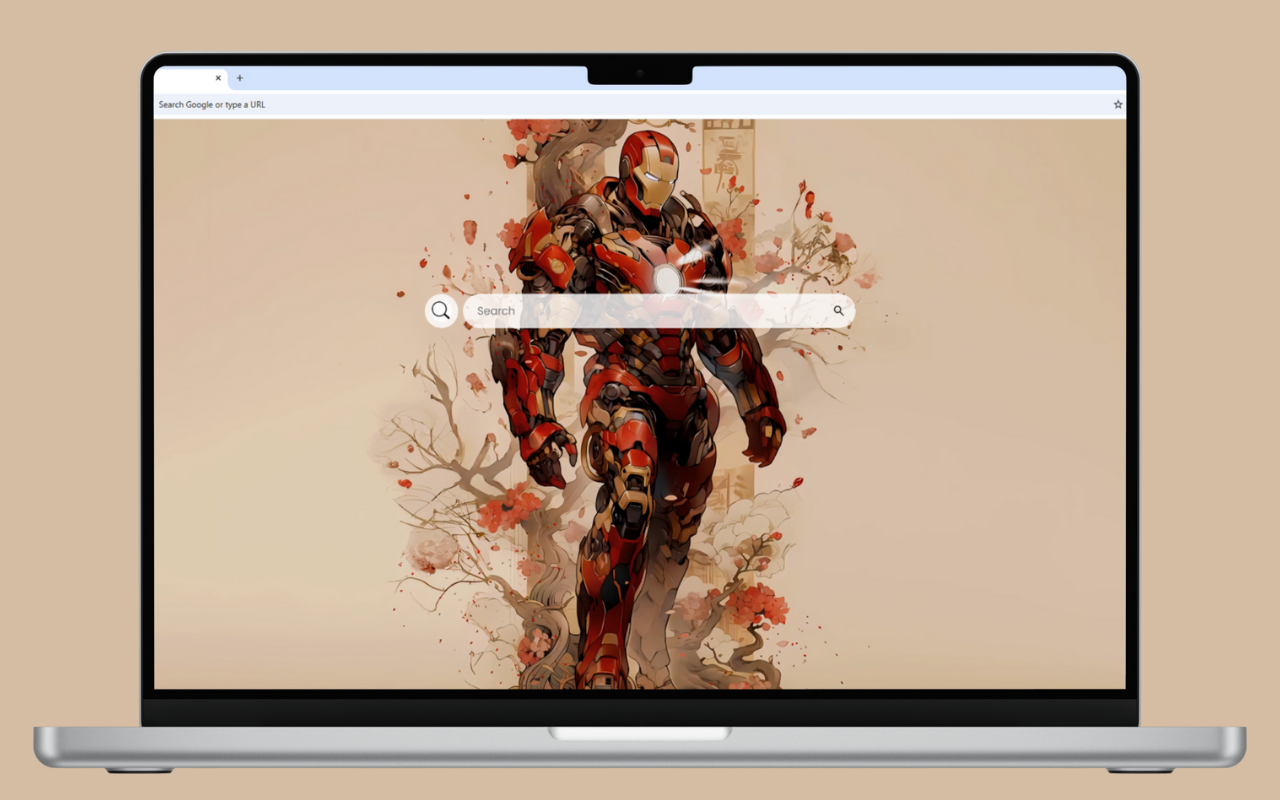 Iron Man: Tech and Heroism in a Live Theme chrome谷歌浏览器插件_扩展第4张截图