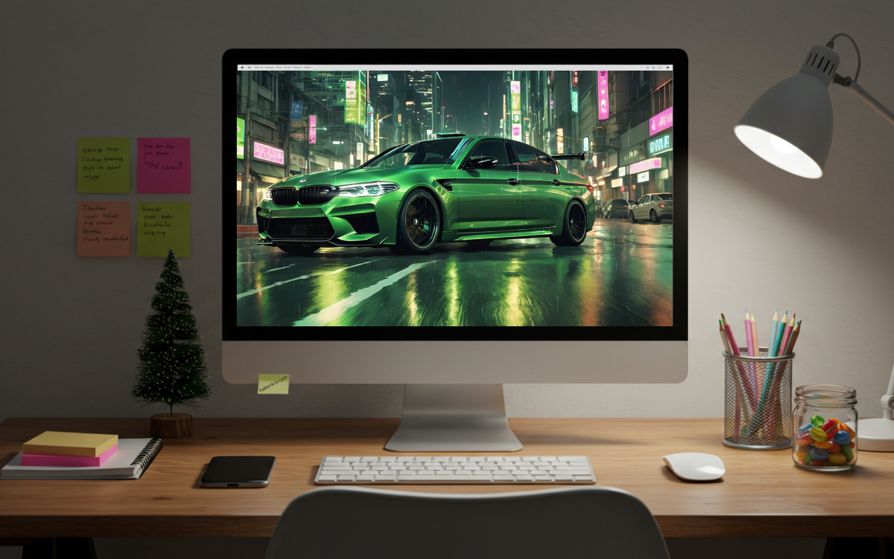 BMW M5 Neon Live Wallpaper chrome谷歌浏览器插件_扩展第3张截图