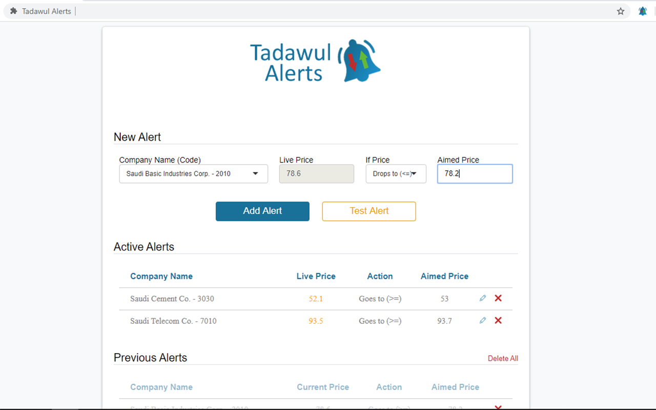 Tadawul Alerts chrome谷歌浏览器插件_扩展第3张截图