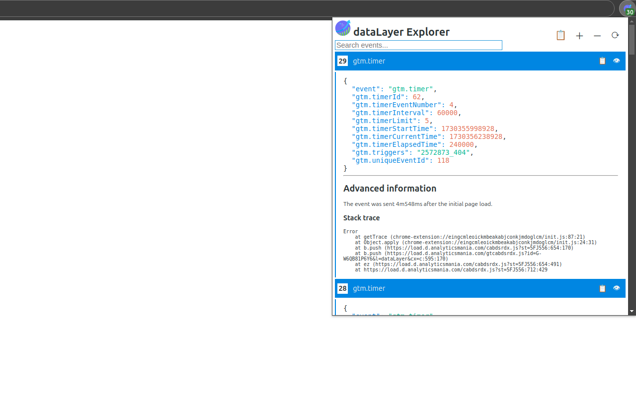 dataLayer Explorer chrome谷歌浏览器插件_扩展第2张截图