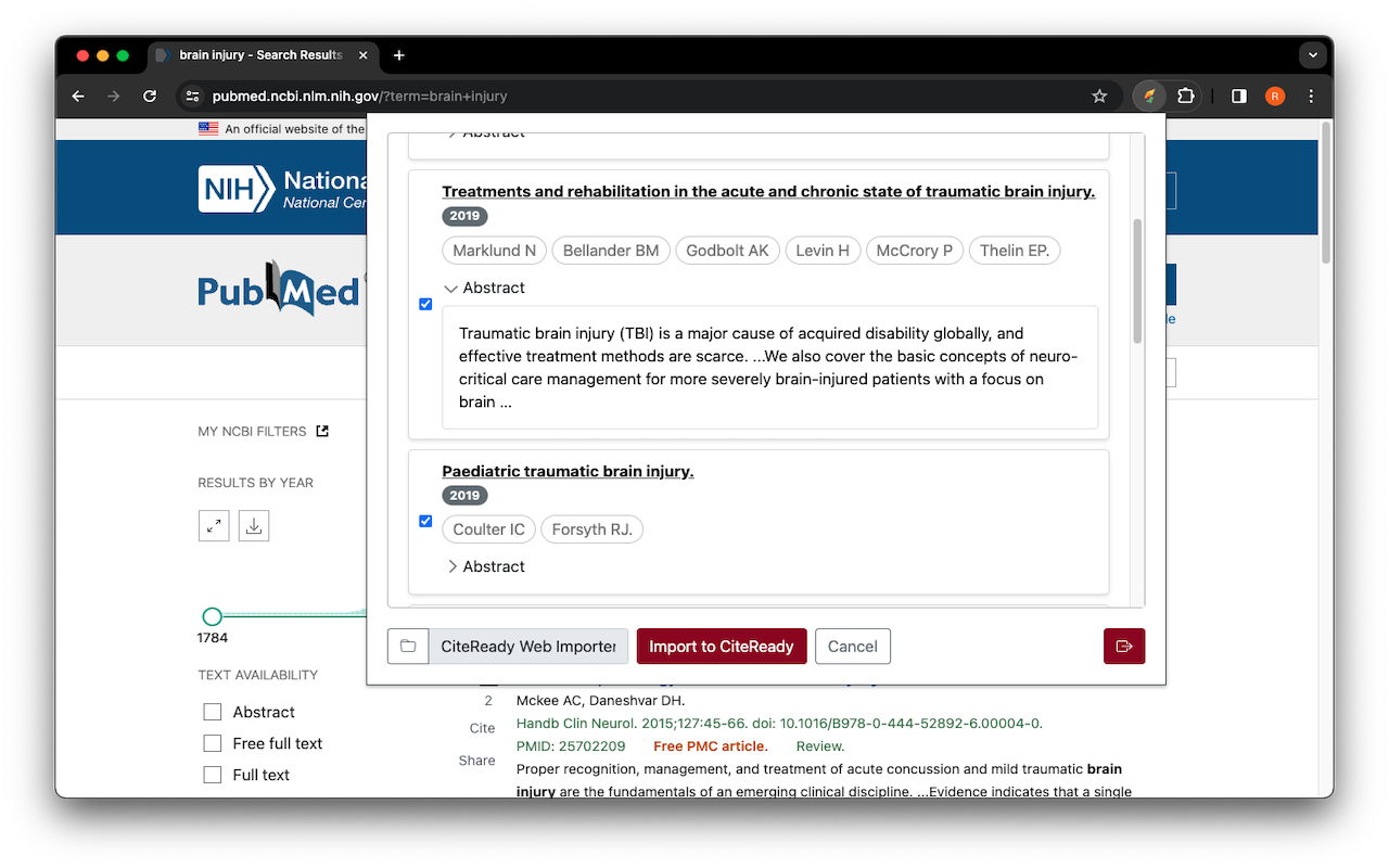 CiteReady Web Importer chrome谷歌浏览器插件_扩展第3张截图