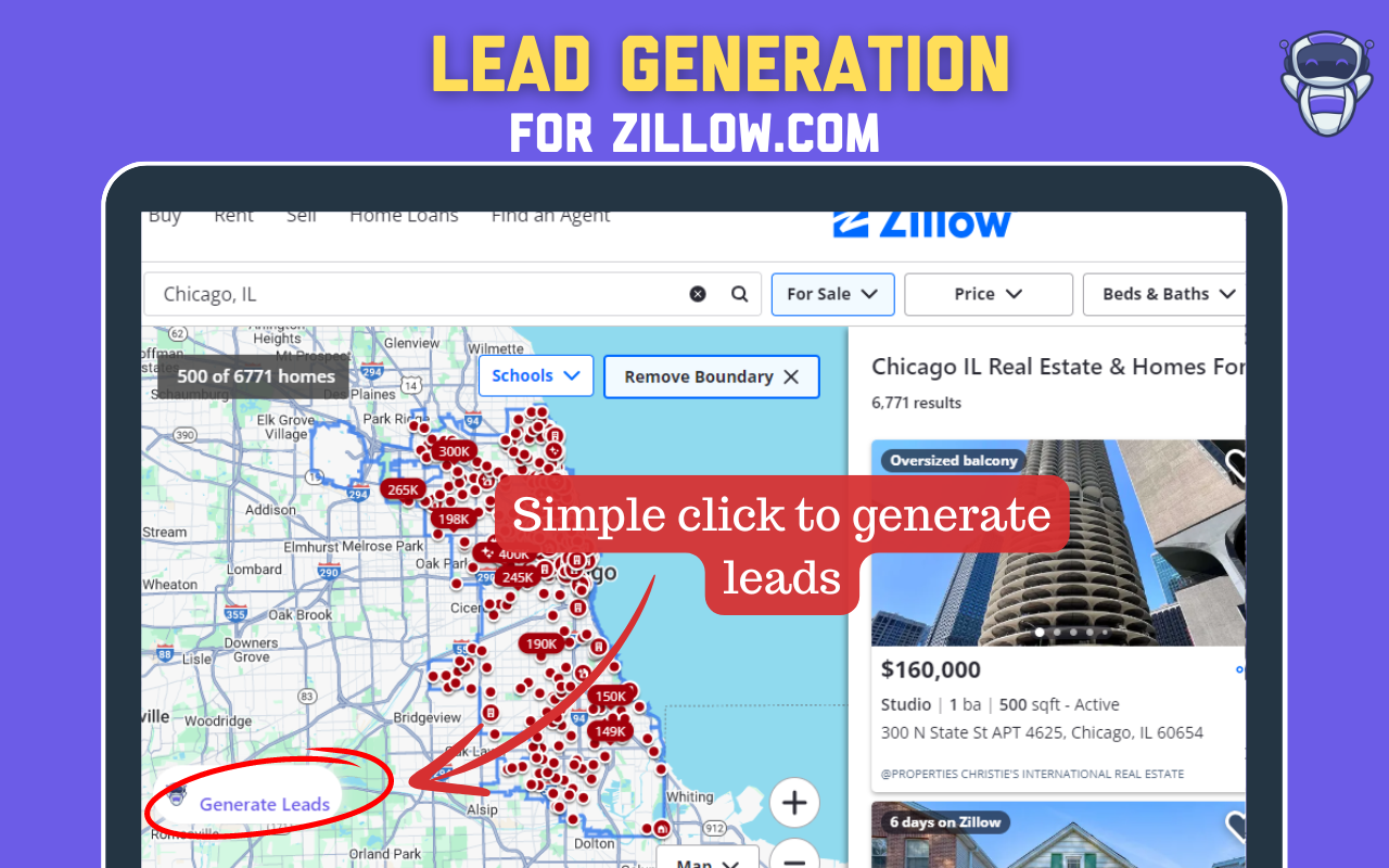 Zillow Scraper & Lead Generation | LeadStal chrome谷歌浏览器插件_扩展第2张截图