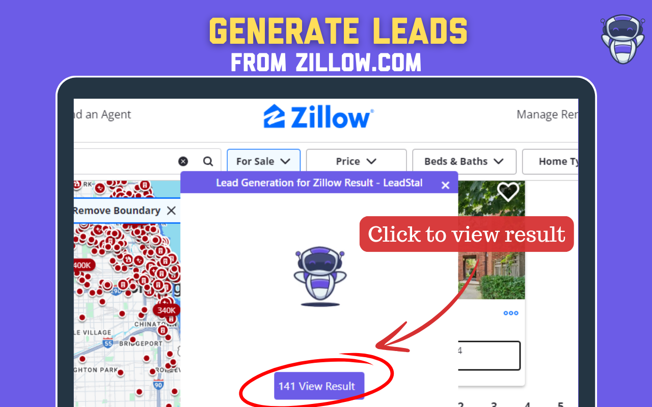 Zillow Scraper & Lead Generation | LeadStal chrome谷歌浏览器插件_扩展第3张截图