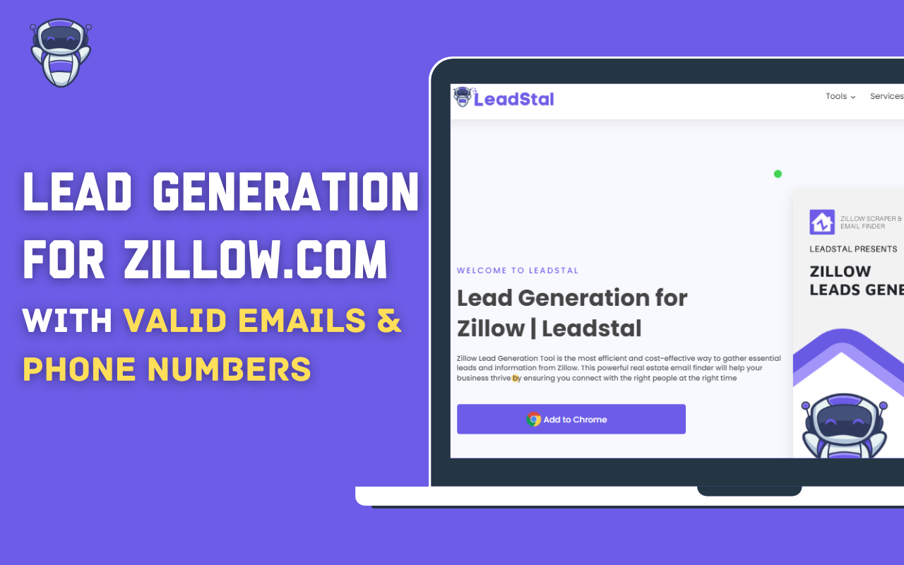 Zillow Scraper & Lead Generation | LeadStal chrome谷歌浏览器插件_扩展第4张截图