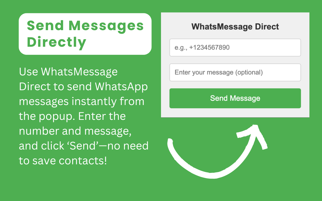 WhatsMessage Direct chrome谷歌浏览器插件_扩展第1张截图
